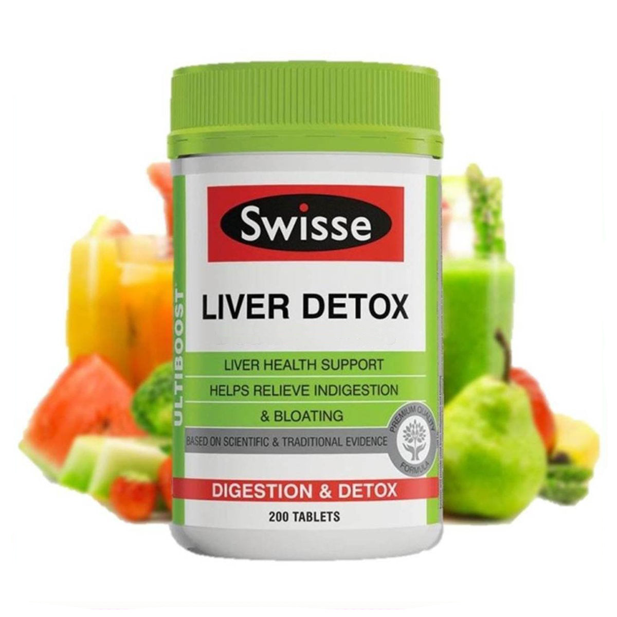 Swisse Ultiboost 護肝排毒精華 200 粒 (特大加量裝) (兩種包裝將隨機提供)