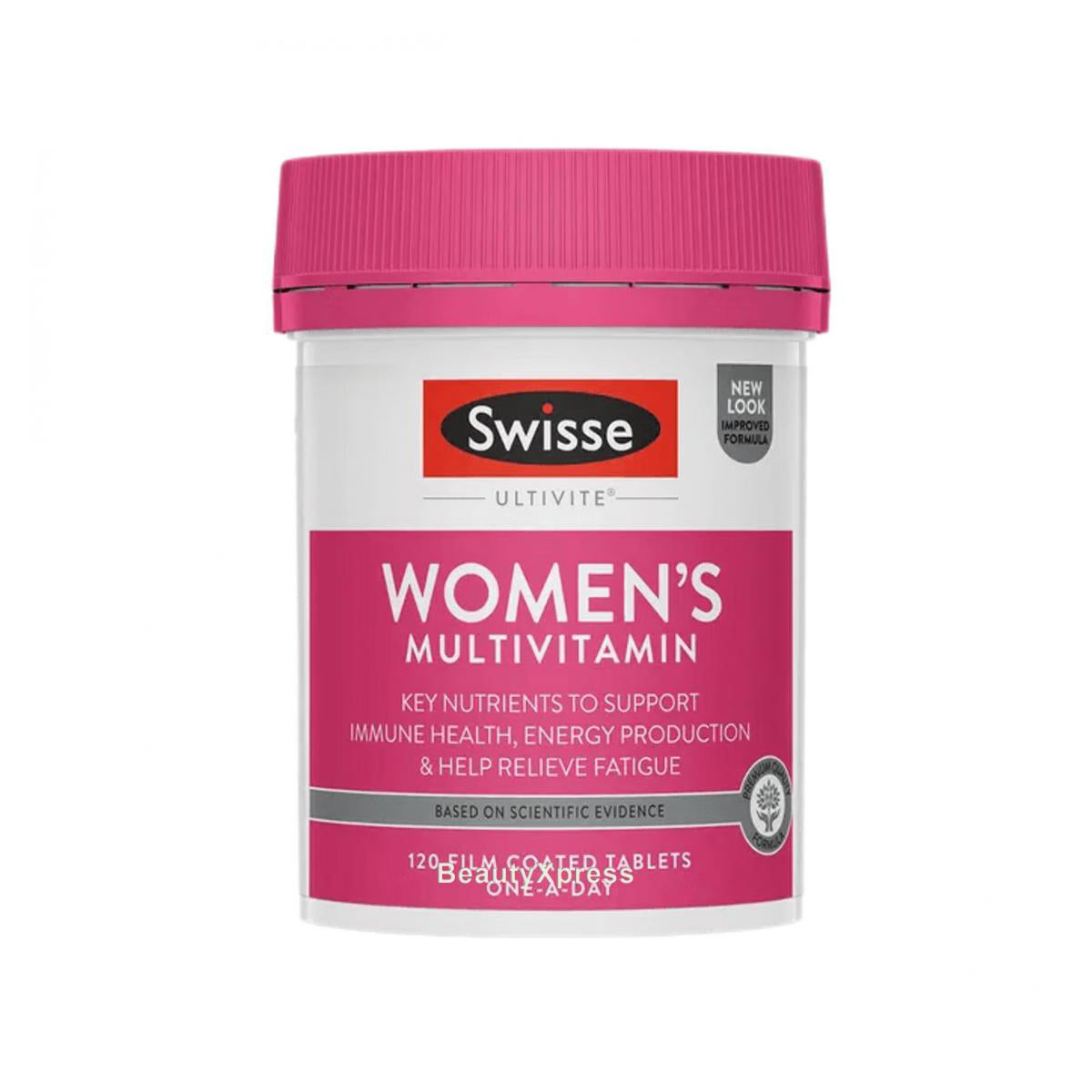 Swisse 女士活力多種維他命 120 粒 (兩種包裝將隨機提供)