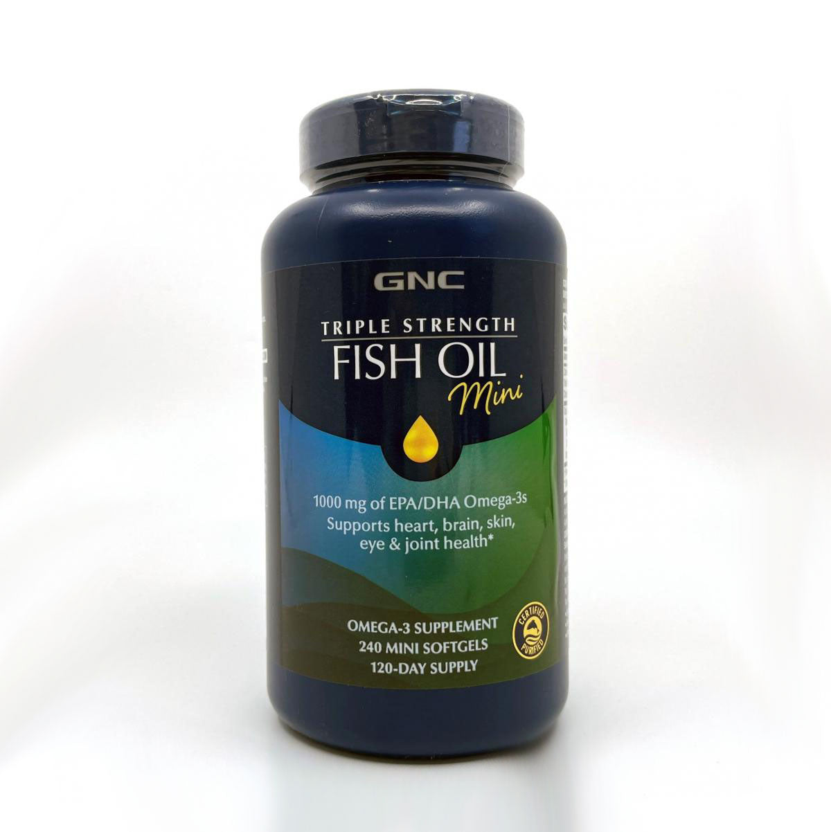 GNC 三重強效超級⿂油 迷你膠囊 120/240 粒