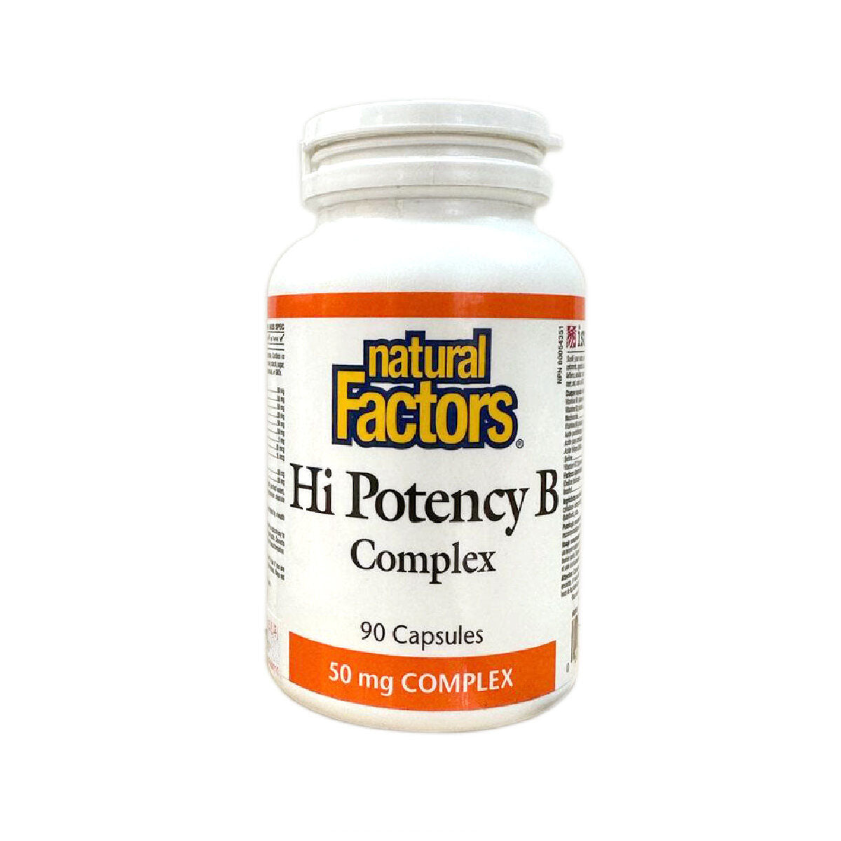 Natural Factors 高效天然維他命 B 雜 (50 毫克) 90 粒