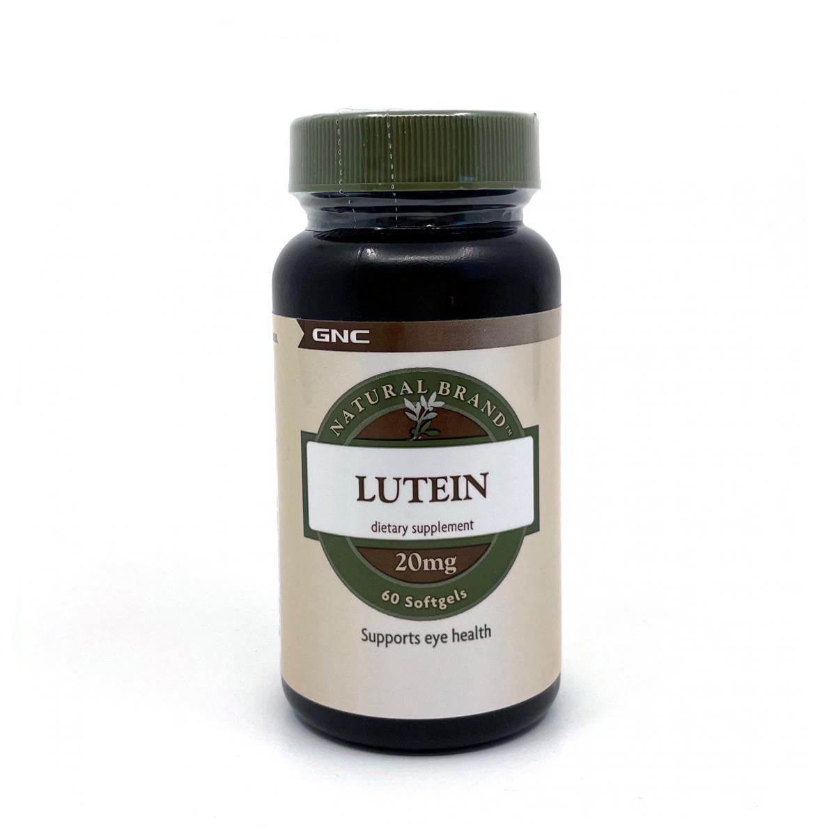 GNC Natural Brand™ 特強護眼葉黃素精華 (20 毫克) 60 粒 此日期前最佳:2024年02月29日