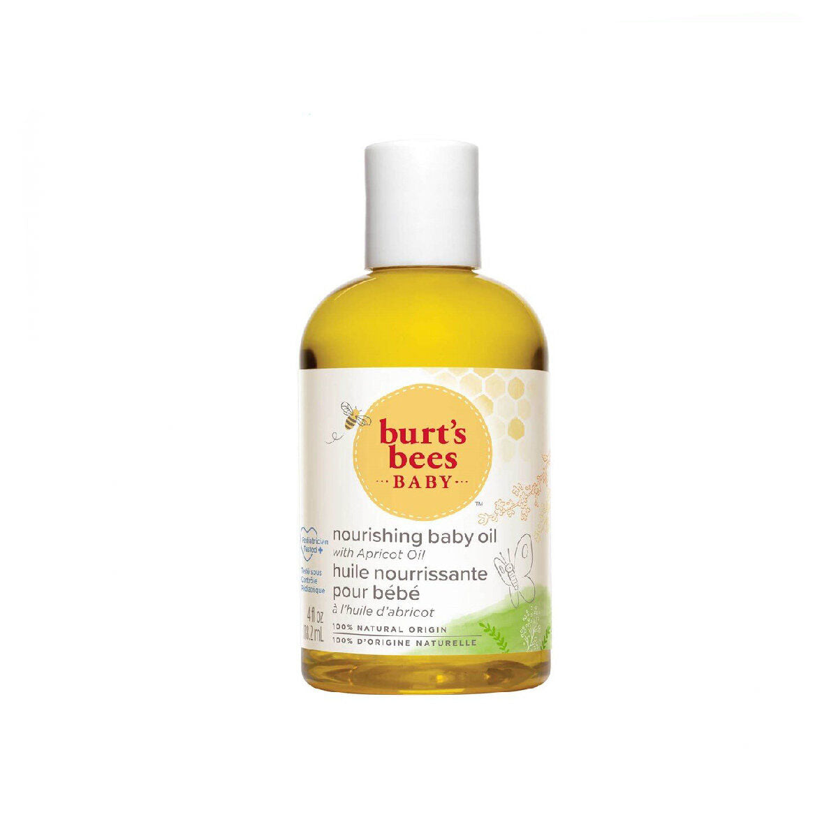 Burt's Bees 蜜蜂寶寶杏桃按摩沐浴油 115 毫升-產品圖片 2