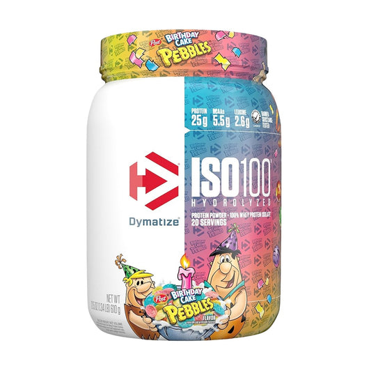 Dymatize x Dunkin ISO100 水解100%分離乳清蛋白粉 生日蛋糕麥片味 1.34 磅 ( 610 克)
