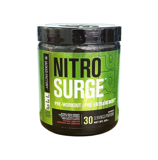 Jacked Factory NITROSURGE 鍛鍊前補充劑 櫻桃檸檬水味 ( 252 克)