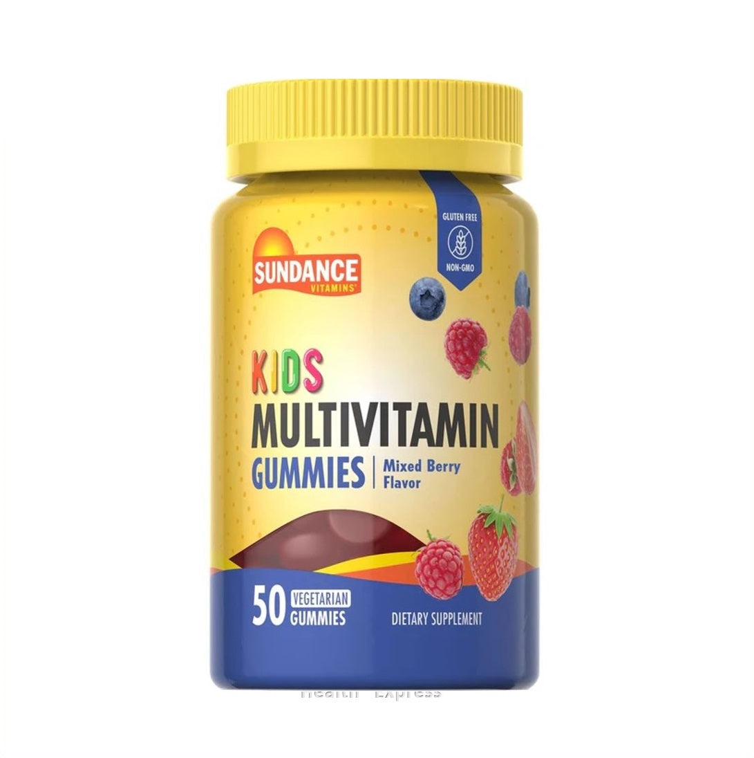 Sundance - 兒童多種維生素軟糖 雜莓口味 50粒素食軟糖 [原裝平行進口]