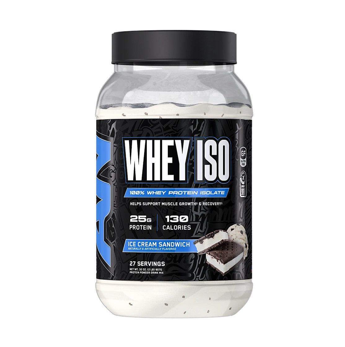 APPLIED NUTRITION ABE 分離乳清蛋白粉 冰淇淋三明治味 2磅 ( 907 克) [平行進口]