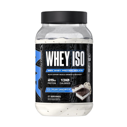 APPLIED NUTRITION ABE 分離乳清蛋白粉 冰淇淋三明治味 2磅 ( 907 克) [平行進口]