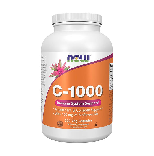 NOW Foods 維他命 C-1000 500 粒素食膠囊