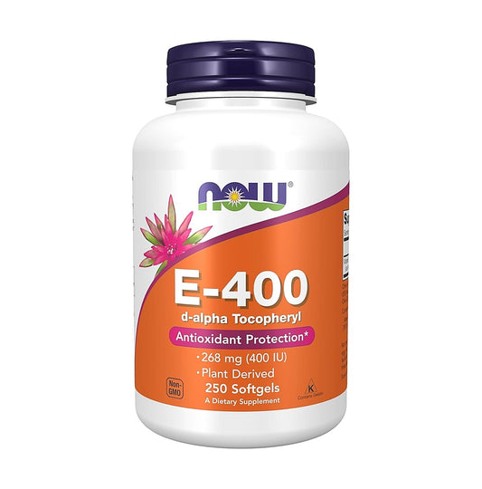 NOW Foods E-400 268 毫克（400 國際單位）250 粒軟膠囊