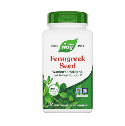 Nature's Way 胡蘆巴籽 180 粒全素膠囊（每2粒膠囊 1,130 毫克）#14610 (包裝隨機提供)－產品圖片 4