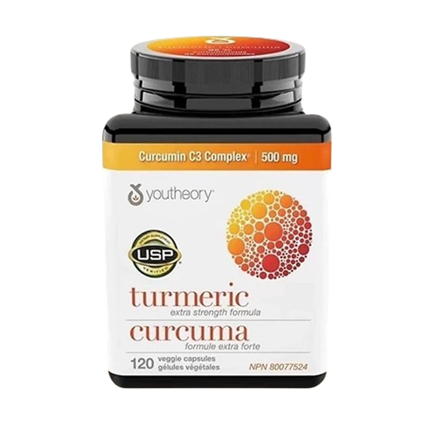 Youtheory 特強健身薑黃素 (500 毫克) 精華 120 粒 超值加量裝 (包裝隨機提供)