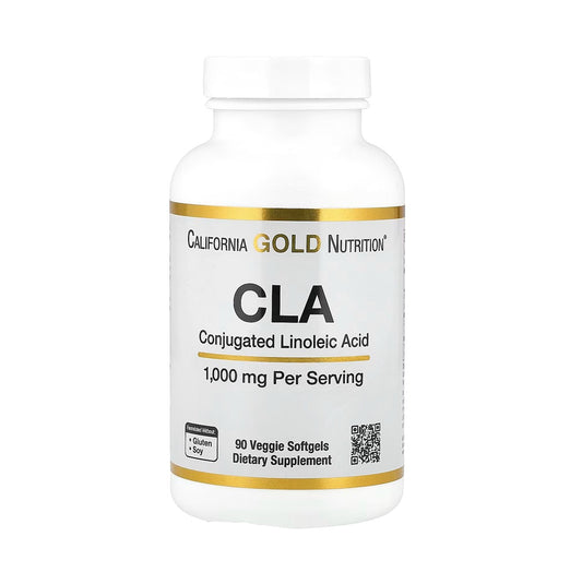 CALIFORNIA GOLD NUTRITION CLA 共軛亞麻油酸 1,000 毫克 90 粒素食軟膠囊