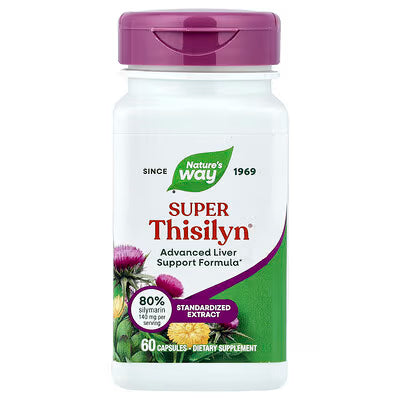 Nature's Way 超級水飛薊 高級肝臟幫助配方 60 粒膠囊 #15405 (包裝隨機提供)－產品圖片 4