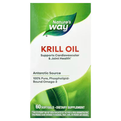 Nature's Way 磷蝦油 60 粒軟膠囊 #15432 (包裝隨機提供)
