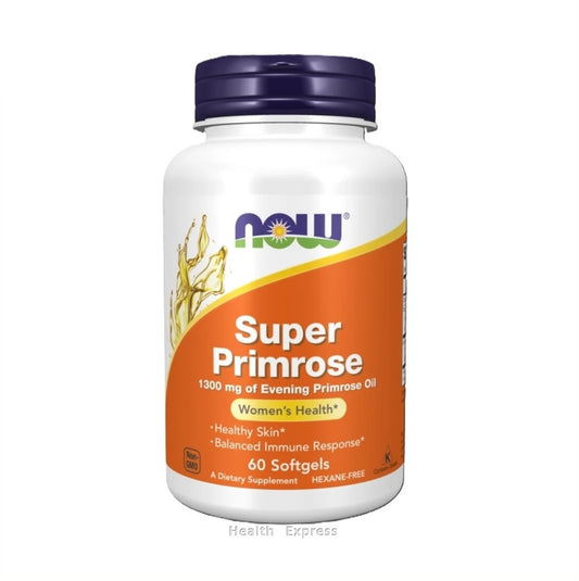 NOW Foods - 超級月見草油 1300毫克 60粒軟膠囊