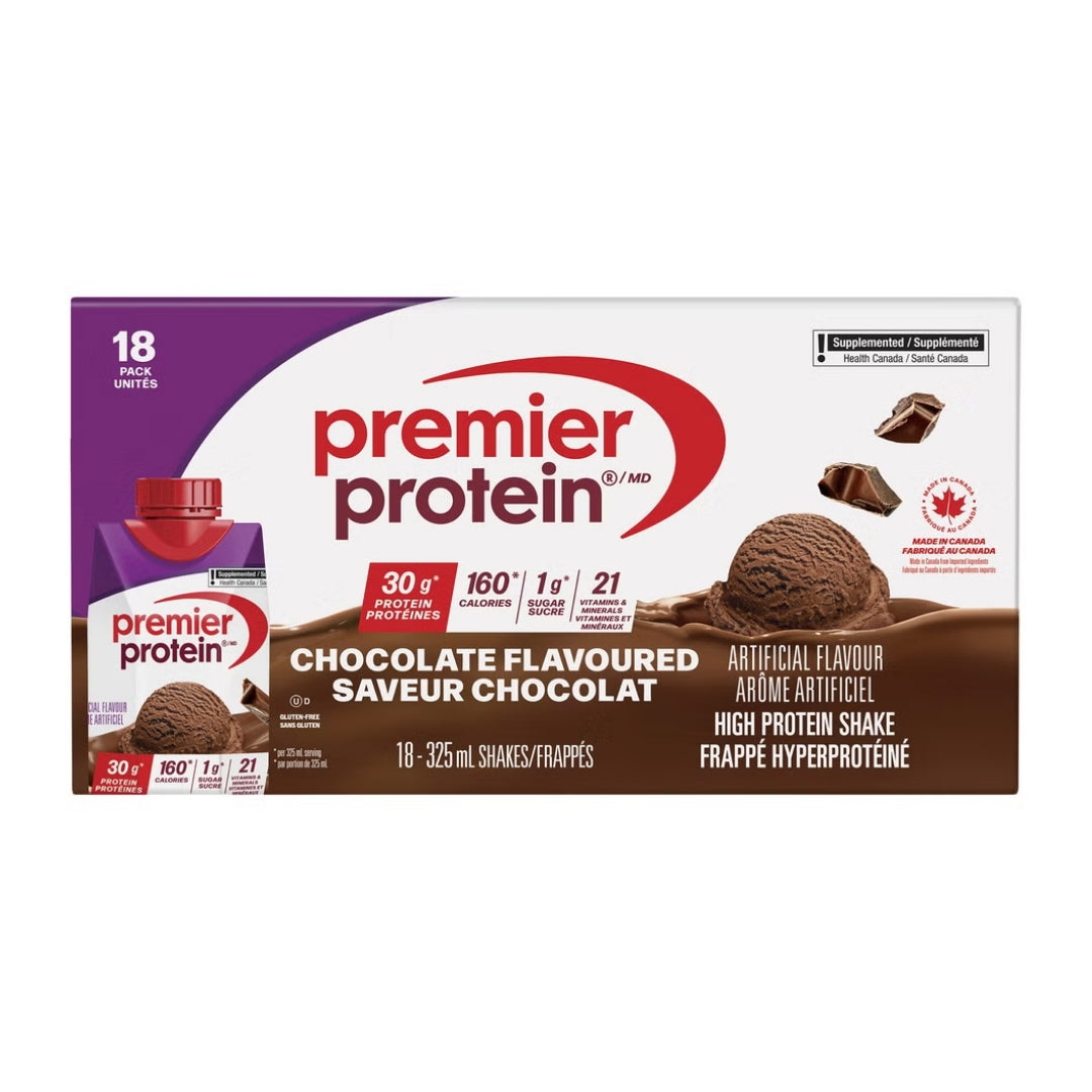 Premier Protein-18樽高蛋白質奶昔 朱古力味 325毫升 [平行進口]