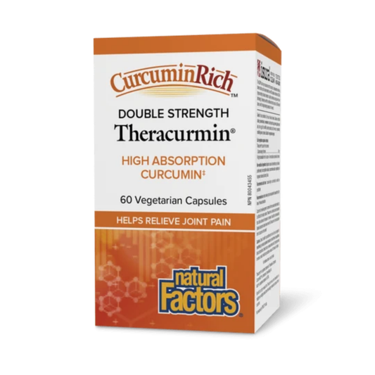 Natural Factors-CurcuminRich系列 Theracurmin雙倍濃縮薑黃素 60毫克 30粒素食膠囊 [香港行貨]