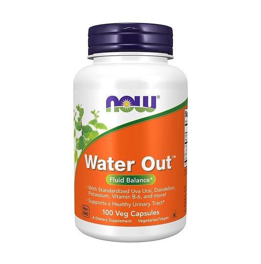 NOW Foods Water Out™ 體液平衡 100粒素食膠囊 [香港行貨]
