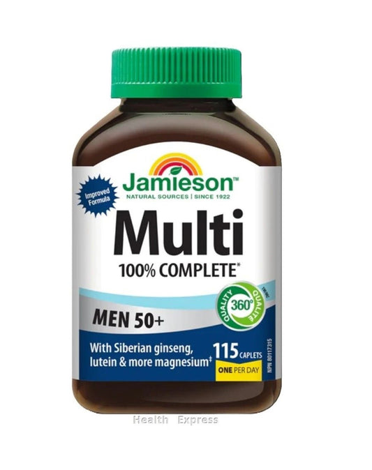 Jamieson 男士 50+ 全效多種維他命 115 粒 [平行進口]