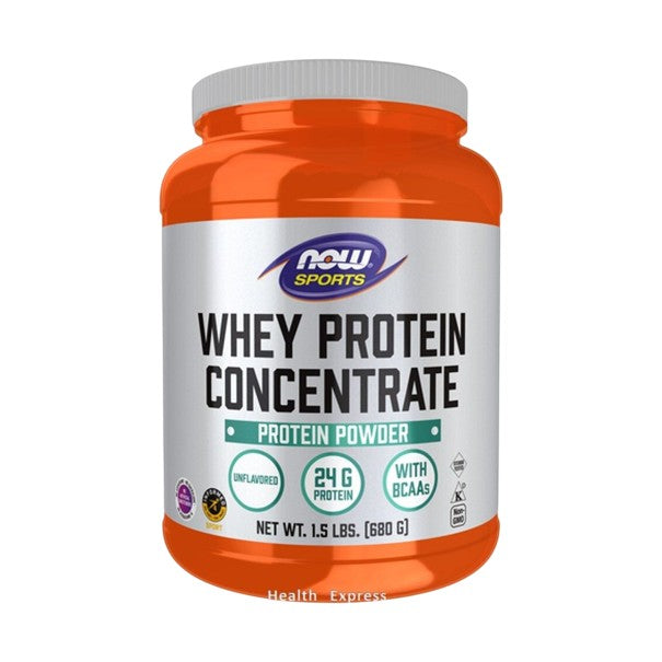 NOW Foods 運動型 濃縮乳清蛋白質粉 原味 1.5 磅（680 克）[香港行貨]