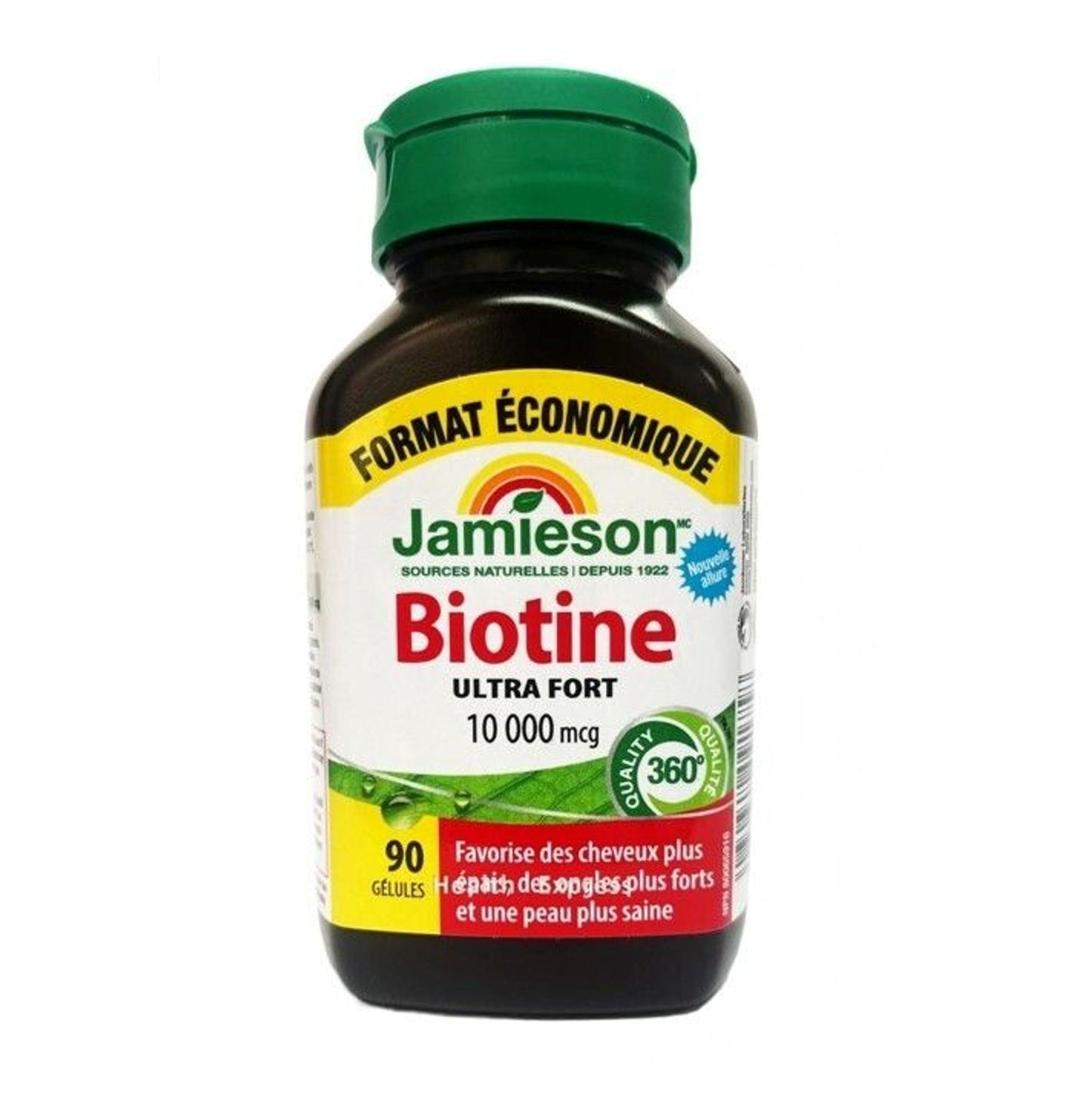 Jamieson 超强生物素 (10,000 微克) 90 粒  (兩款包裝隨機提供) [平行進口]