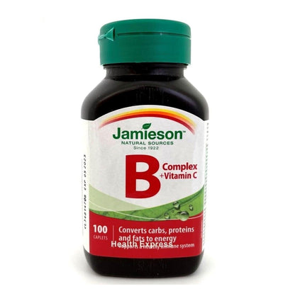 Jamieson 健體能量維他命 B 雜 + C 100 粒  [平行進口]
