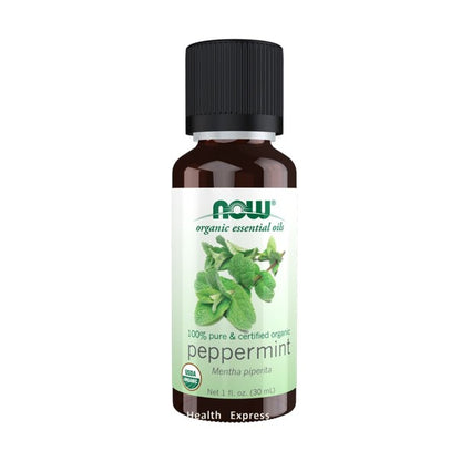 NOW Foods 有機薄荷精油 - 30毫升 [香港行貨]