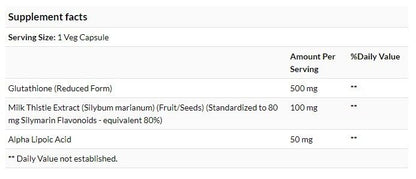 NOW Foods 3合1醫學級谷胱甘肽肌強效排肝毒美肌500毫克30粒素食膠囊 [香港行貨]