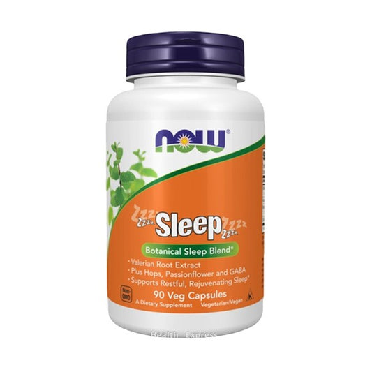 NOW Foods 睡眠 植物性睡眠混合配方 90 粒素食膠囊 (包裝隨機提供)