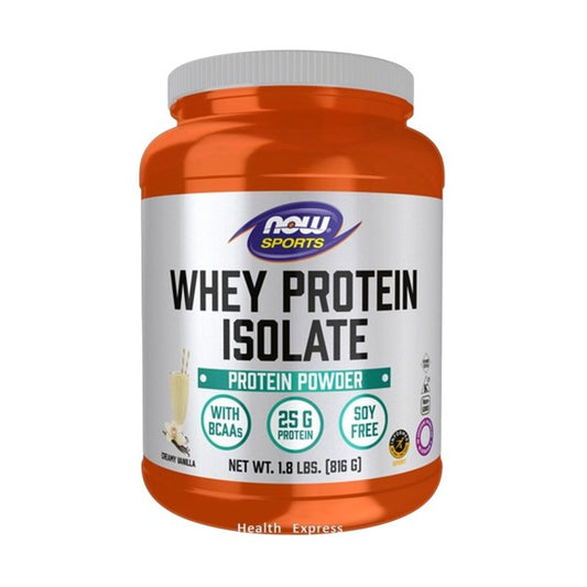NOW Foods 運動型 分離乳清蛋白 奶油香草味 1.8 磅（816 克）[香港行貨]