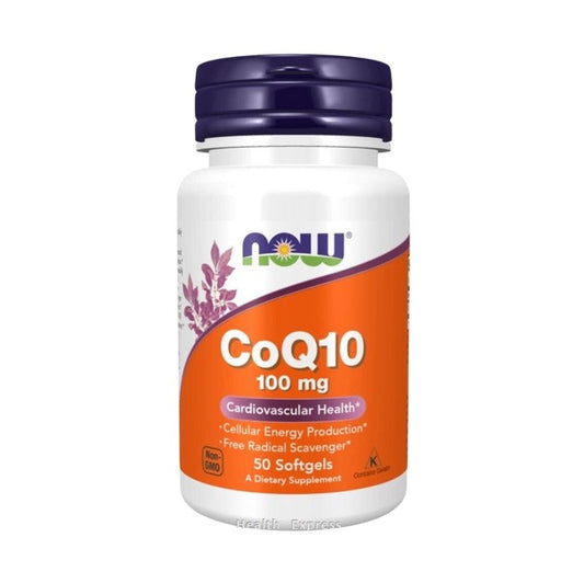 NOW Foods CoQ10 100 毫克 - 50 粒軟膠囊