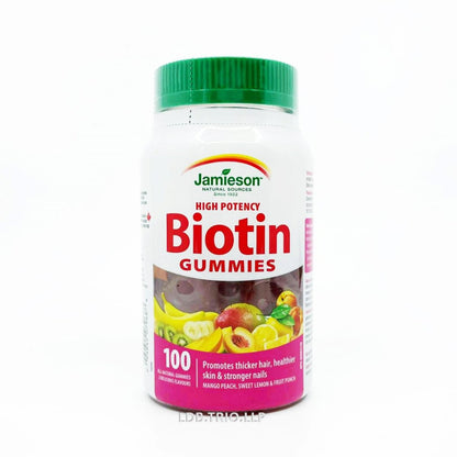 Jamieson 高效生物素橡皮糖 (1250 微克) 100 粒  [平行進口]