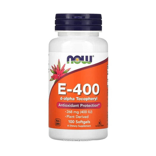 NOW Foods E-400 268 毫克（400 國際單位）100 粒軟膠囊