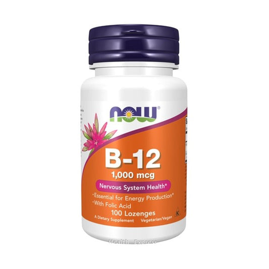 NOW Foods B-12 1,000 微克 100 锭剂