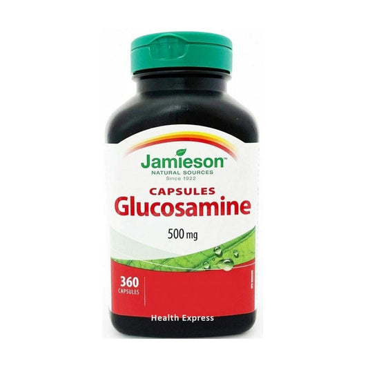 Jamieson - 關節健骨寶(500毫克)葡萄糖胺360粒膠囊(兩款包裝隨機提供)[平行進口]