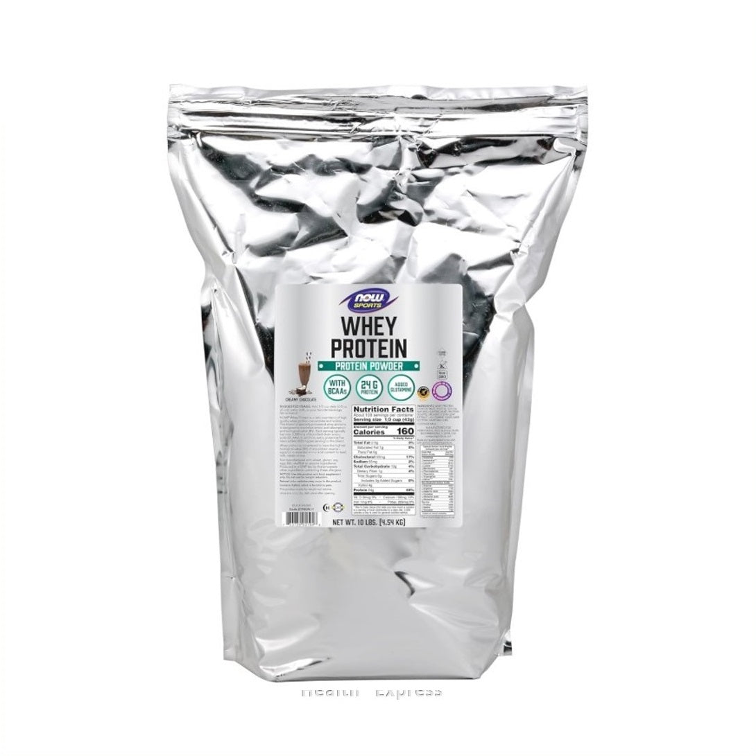 Now Foods 運動型 乳清蛋白分離物 奶油巧克力味 10磅 (4.54公斤) [原裝平行進口]