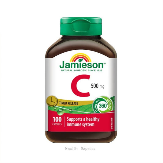 Jamieson 長效維他命C 500毫克 100片 [平行進口]
