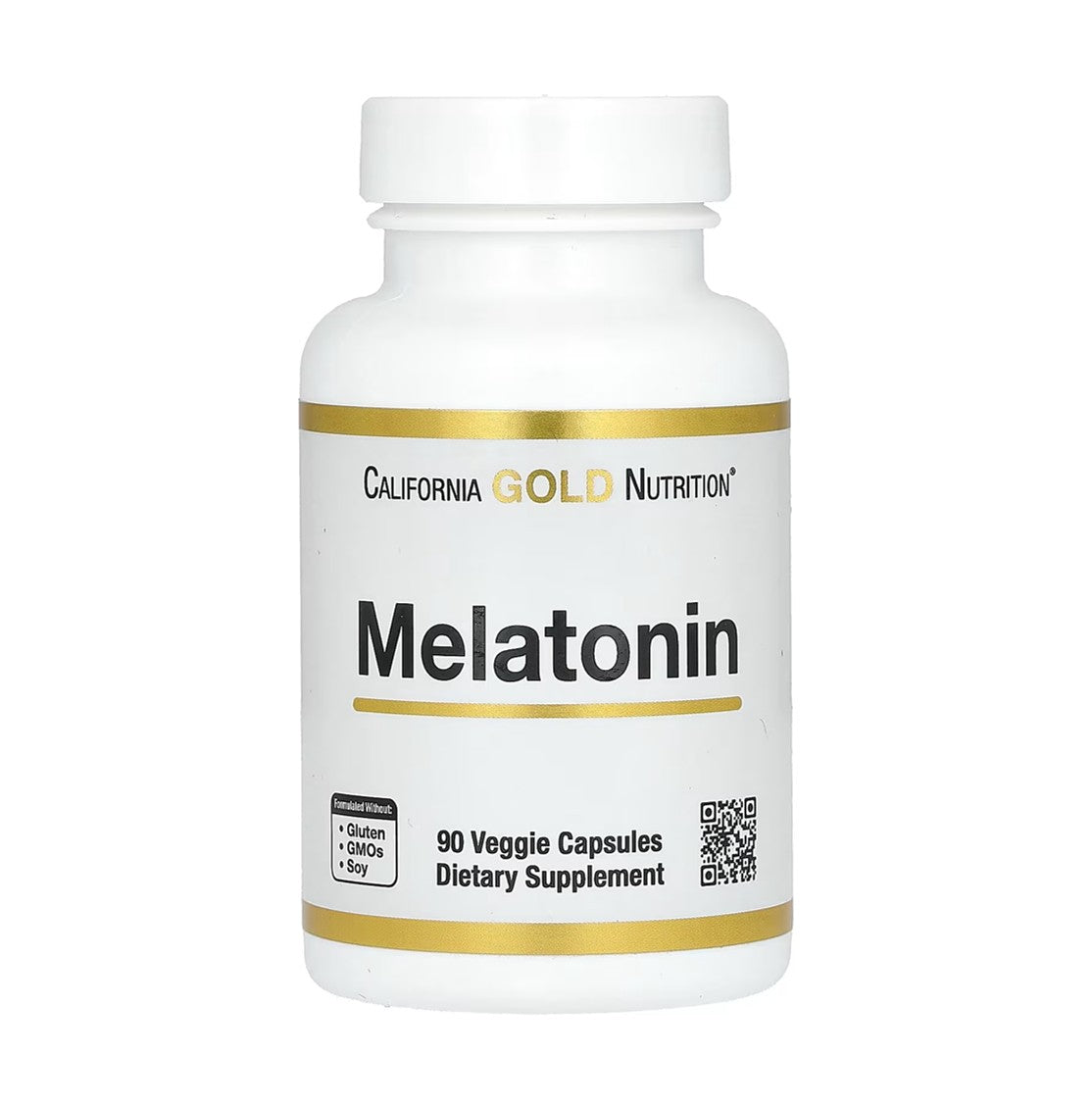 CALIFORNIA GOLD NUTRITION 褪黑激素 3 毫克 90粒素食膠囊 [平行進口]
