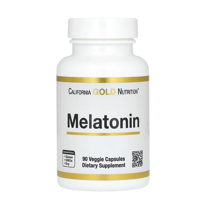 CALIFORNIA GOLD NUTRITION 褪黑激素 3 毫克 90粒素食膠囊 [平行進口]