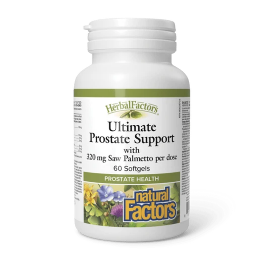Natural Factors-Ultimate 男士鋸棕櫚植物複方 60粒軟膠囊 [香港行貨]