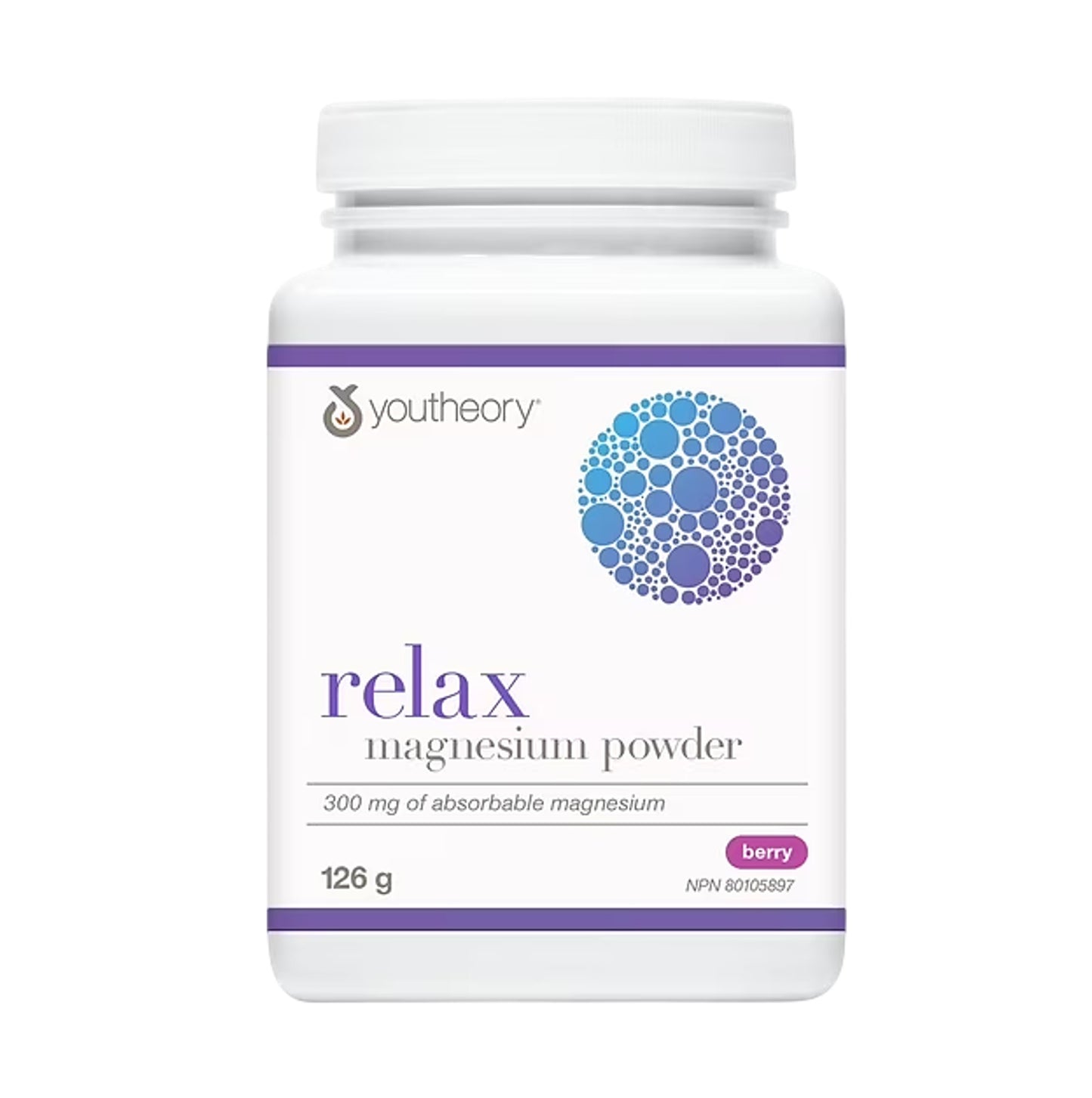 Youtheory 健體減壓輕鬆配方精華粉添加 GABA + 鎂 126克 (包裝隨機提供)
