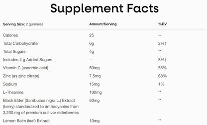 Nature's Way 接骨木甜睡 + 免疫軟糖 50 粒軟糖 #13496 [原裝平行進口]
