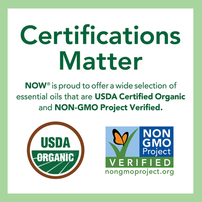 NOW Foods 有機檸檬草精油 - 30毫升 [香港行貨]