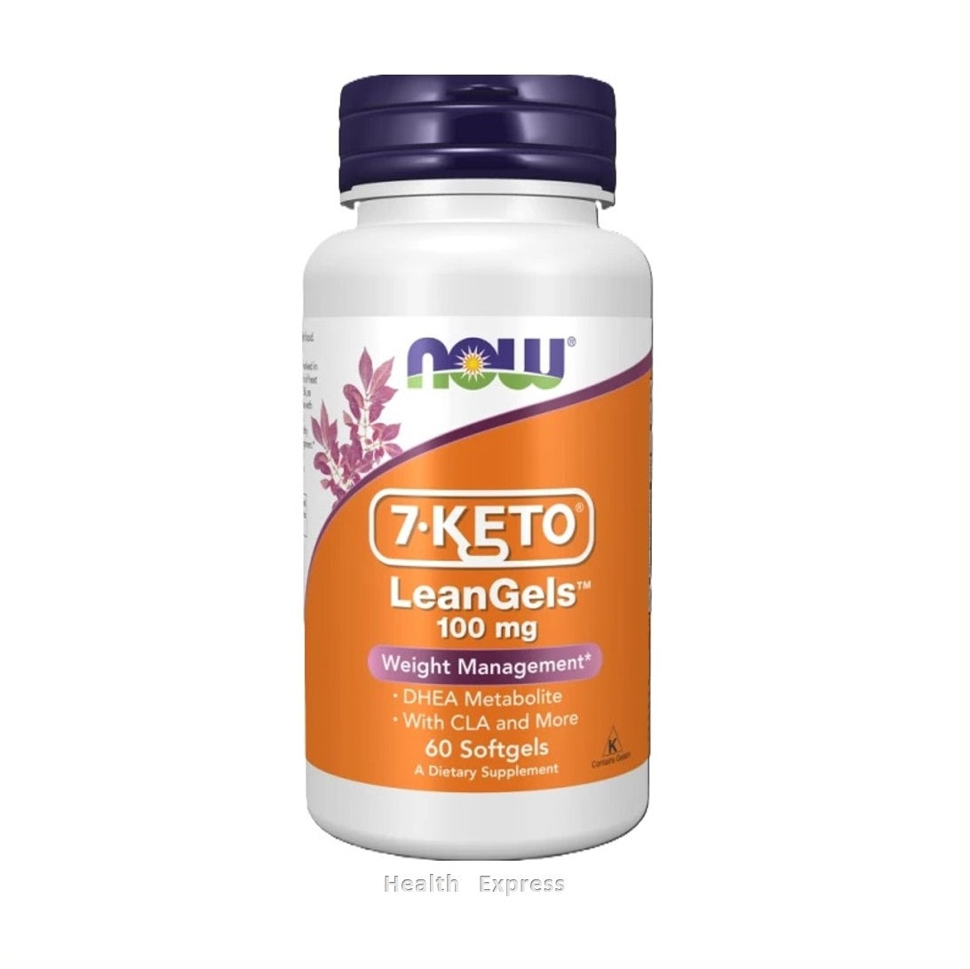 NOW Foods 7-脫氫表雄酮® (LeanGels) 100毫克 60粒軟膠囊 [香港行貨]