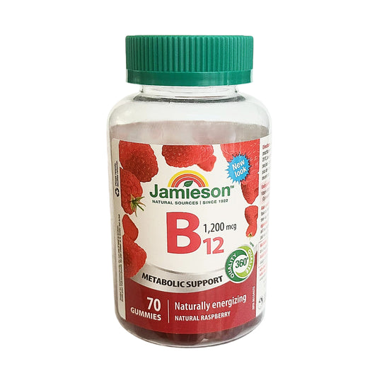 Jamieson 高效維他命B12軟糖(1200微克)70 粒 [平行進口]