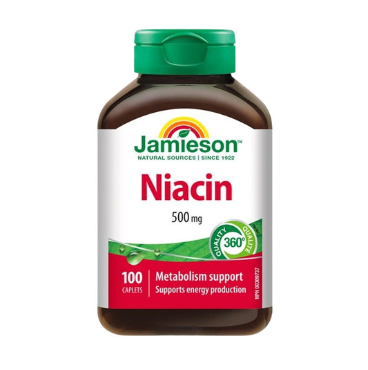 Jamieson 活力能量菸鹼酸 500毫克 100粒 [平行進口]