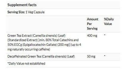 高純度EGCg 綠茶素 400毫克 90粒 [香港行貨]