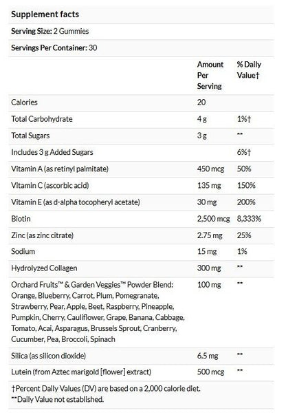 Nature's Way Alive! 頭髮 皮膚和指甲優質幫助軟糖 草莓味 60 粒 #11973 [原裝平行進口]