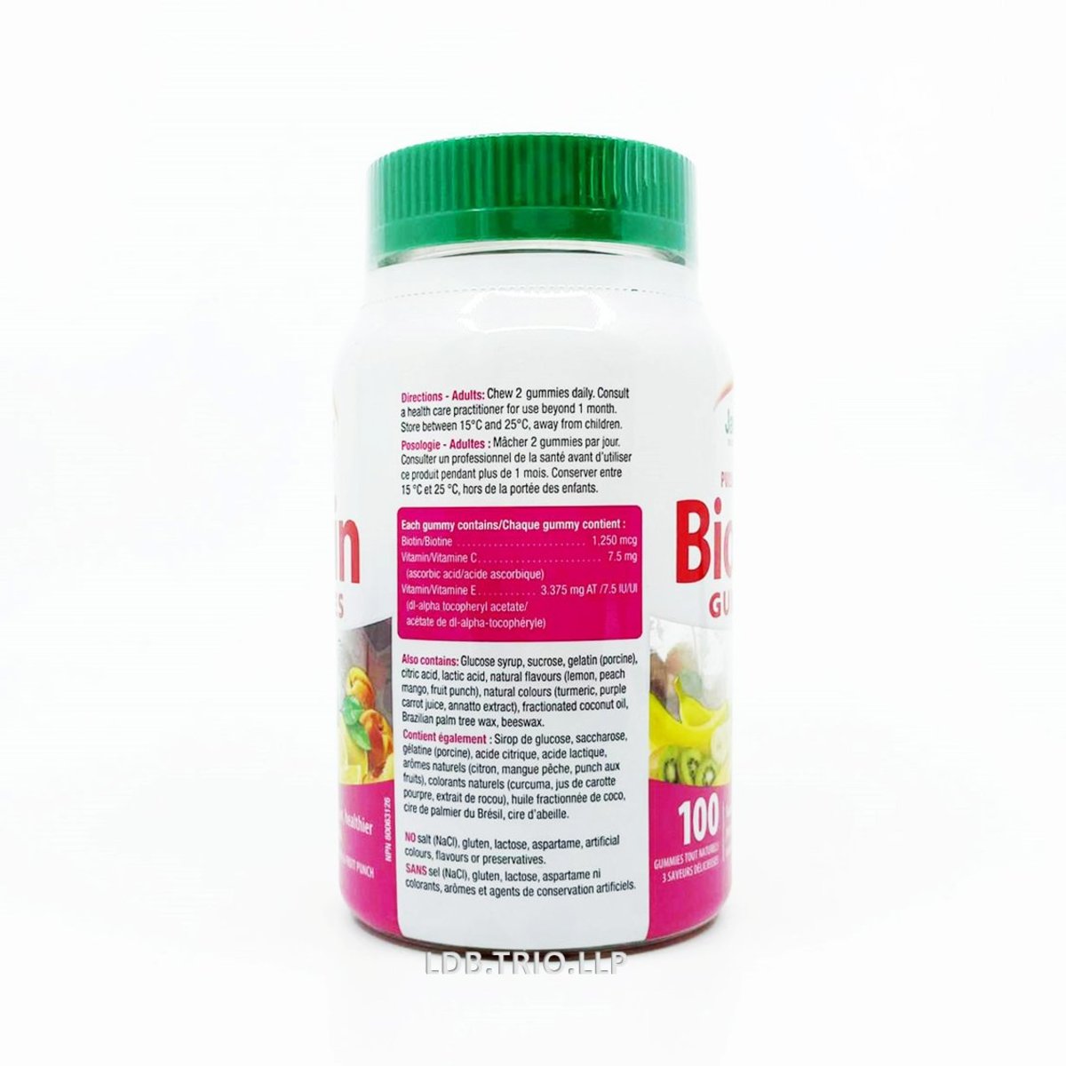 Jamieson 高效生物素橡皮糖 (1250 微克) 100 粒  [平行進口]