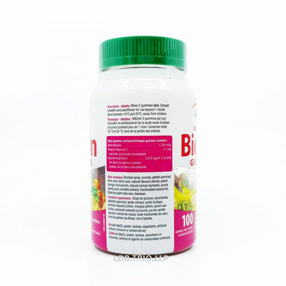 Jamieson 高效生物素橡皮糖 (1250 微克) 100 粒  [平行進口]